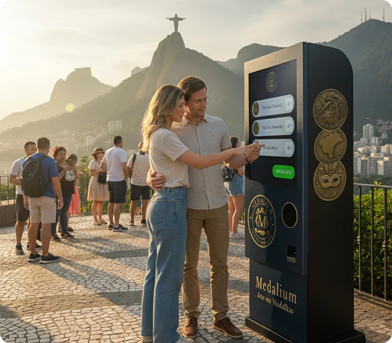 Vending machine medalium no Rio de Janeiro