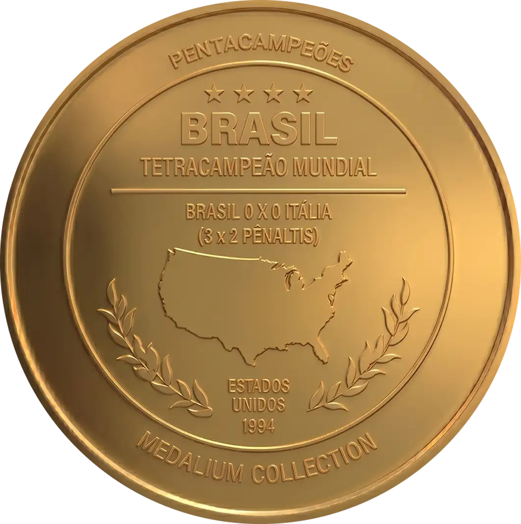 Medalha do Brasil tetracampeão de 1994